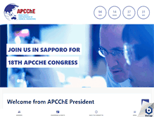 Tablet Screenshot of apcche.org
